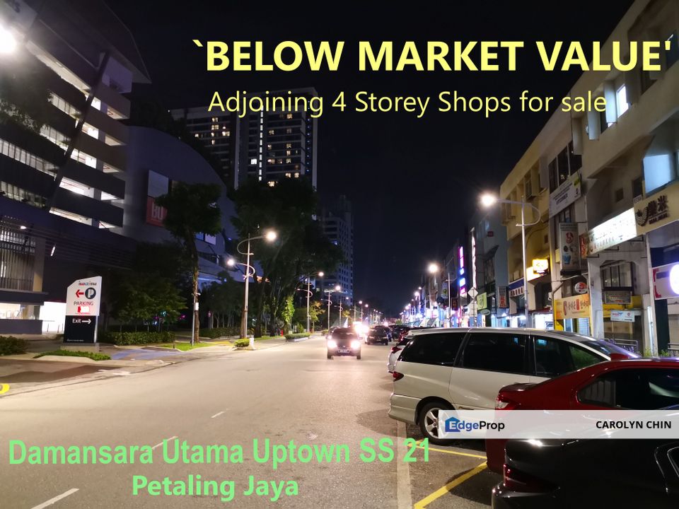 READY AT HAND ADJOINING SHOP UNITS @ SS 21 DAMANSARA UTAMA UPTOWN FOR SALE., Selangor, Damansara Utama