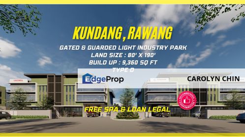 Gated Guarded Kundang Light Industry Park Factory , Selangor, Rawang