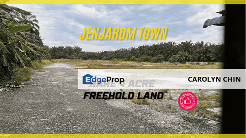 Rare 4 acres Freehold Medium Industry Land Prime Jenjarom Town , Selangor, Jenjarom