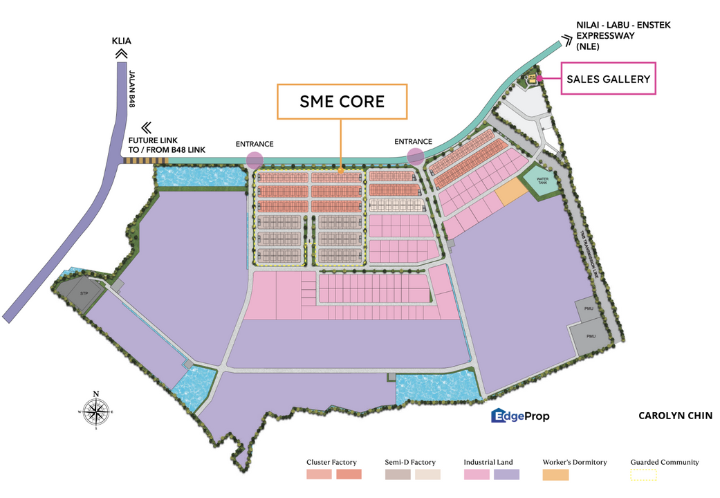 Enstek New Semi Detached Factory For Sale, Negeri Sembilan, Nilai