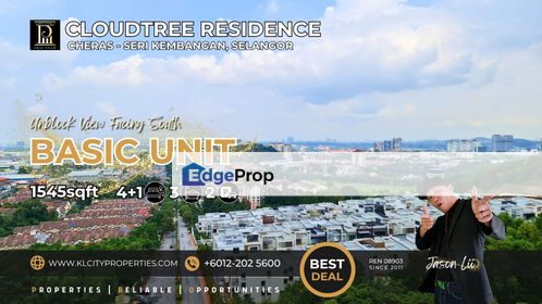 CloudTree Residence Cheras Seri Kembangan 4+1 Rooms Bare Unit For Rent, Selangor, Seri Kembangan