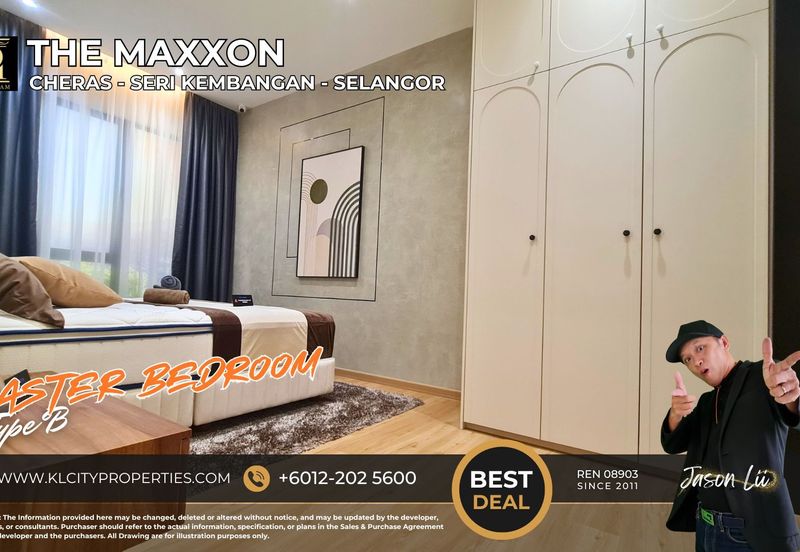 The Maxxon Condo 1150sqft 4 Bedrooms 2 Bathroom at Bandar Damai Perdana Condominium