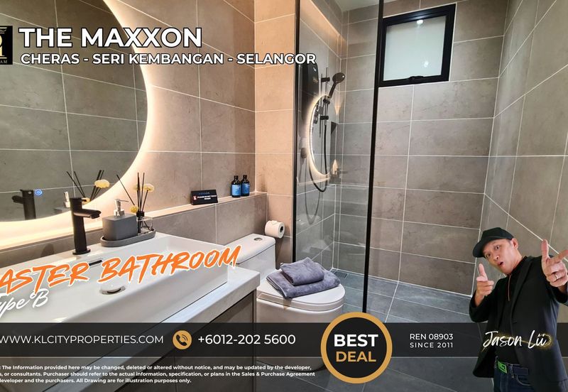 The Maxxon Condo 1150sqft 4 Bedrooms 2 Bathroom at Bandar Damai Perdana Condominium