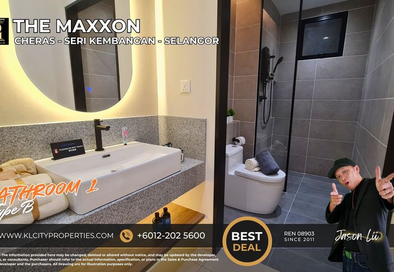 The Maxxon Condo 1150sqft 4 Bedrooms 2 Bathroom at Bandar Damai Perdana Condominium