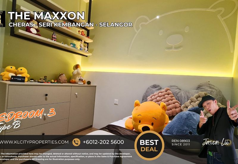 The Maxxon Condo 1150sqft 4 Bedrooms 2 Bathroom at Bandar Damai Perdana Condominium
