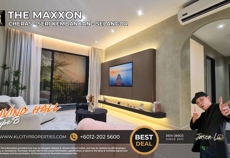 The Maxxon Condo 1150sqft 4 Bedrooms 2 Bathroom at Bandar Damai Perdana Condominium