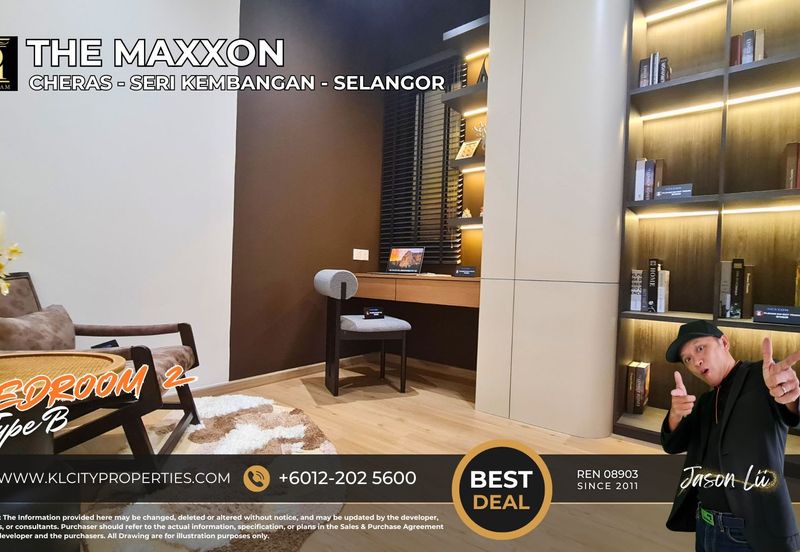 The Maxxon Condo 1150sqft 4 Bedrooms 2 Bathroom at Bandar Damai Perdana Condominium