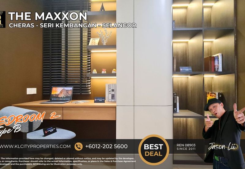 The Maxxon Condo 1150sqft 4 Bedrooms 2 Bathroom at Bandar Damai Perdana Condominium