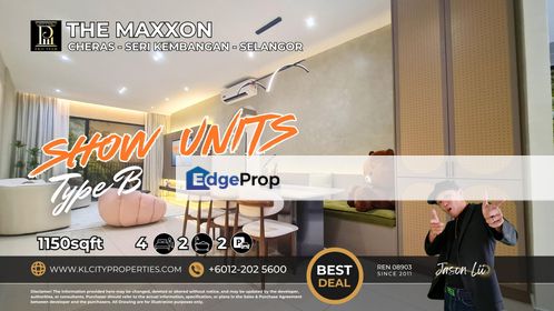 The Maxxon Condo 1150sqft 4 Bedrooms 2 Bathroom at Bandar Damai Perdana Condominium, Selangor, Bandar Damai Perdana