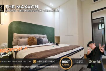 The Maxxon Cheras Type C 1500sqft 4+1 Rooms 3 Bathrooms 2 Balcony