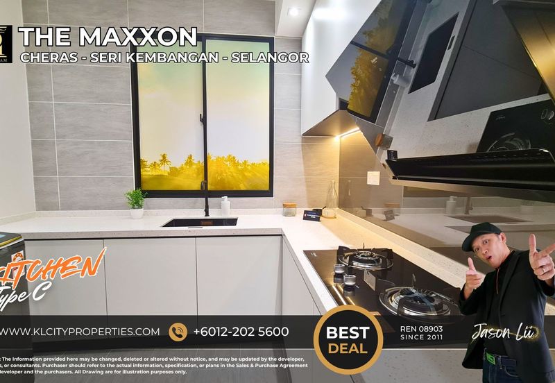 The Maxxon Cheras Type C 1500sqft 4+1 Rooms 3 Bathrooms 2 Balcony