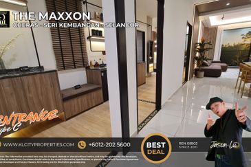 The Maxxon Cheras Type C 1500sqft 4+1 Rooms 3 Bathrooms 2 Balcony