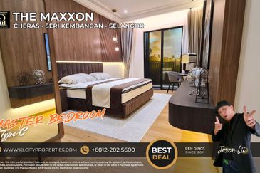 The Maxxon Cheras Type C 1500sqft 4+1 Rooms 3 Bathrooms 2 Balcony