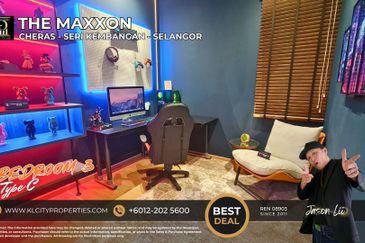 The Maxxon Cheras Type C 1500sqft 4+1 Rooms 3 Bathrooms 2 Balcony