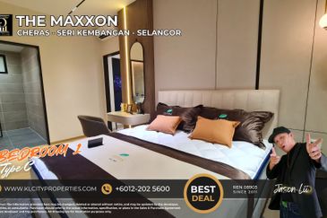 The Maxxon Cheras Type C 1500sqft 4+1 Rooms 3 Bathrooms 2 Balcony