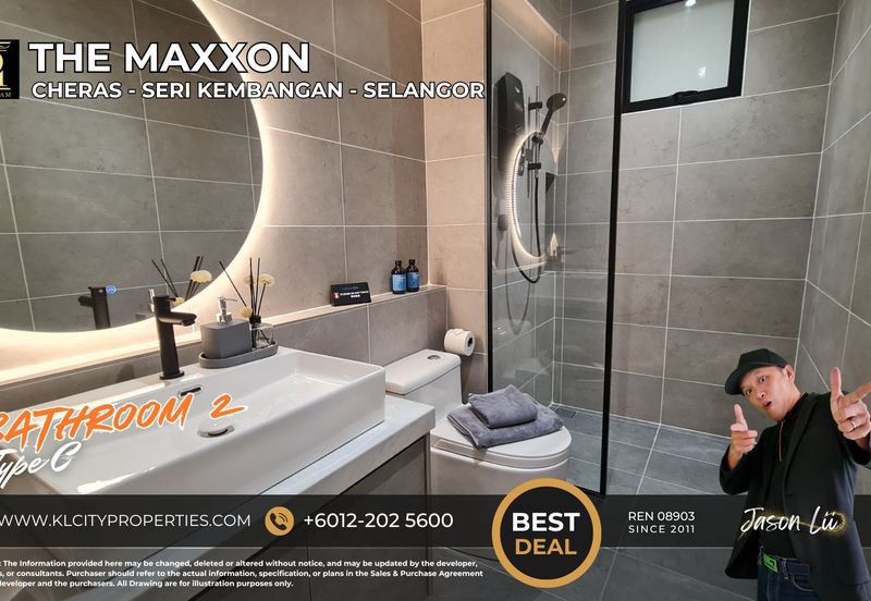 The Maxxon Cheras Type C 1500sqft 4+1 Rooms 3 Bathrooms 2 Balcony