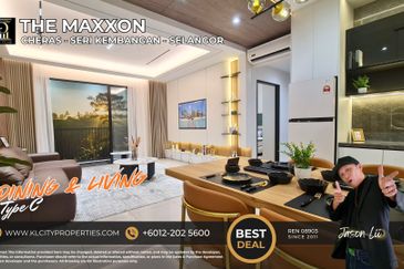 The Maxxon Cheras Type C 1500sqft 4+1 Rooms 3 Bathrooms 2 Balcony