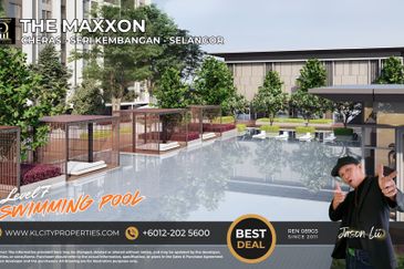 The Maxxon Cheras Type C 1500sqft 4+1 Rooms 3 Bathrooms 2 Balcony