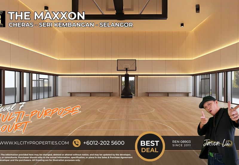 The Maxxon Condo 1150sqft 4 Bedrooms 2 Bathroom at Bandar Damai Perdana Condominium