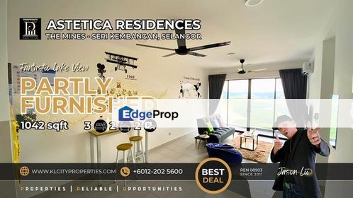 Astetica Residences 3 Bedrooms 2 Bathrooms Fully Furnished For Rent, Selangor, Seri Kembangan