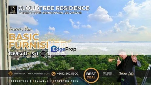 CloudTree Residence Cheras 3 Bedrooms 2 Bathrooms 2 Car Park, Selangor, Seri Kembangan