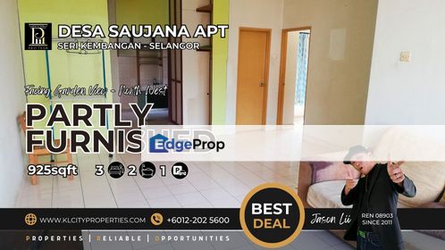 Desa Saujana Apartment 3 Bedrooms 2 Bathroom For Sale (Freehold), Selangor, Seri Kembangan