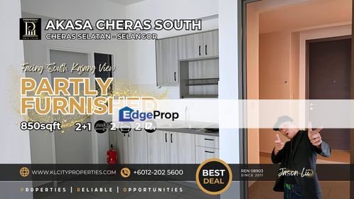 Akasa Cheras Selatan Condo 2+1 Rooms Partly Furnished For Rent, Selangor, Cheras South