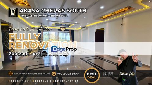 Akasa Residence Penthouse 6 Rooms 5 Bathroom Fully Renovation For Sale, Selangor, Cheras South