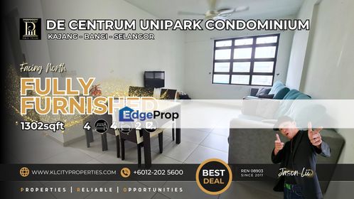 UniPark Condominium 4 Bedrooms 4 Barthrooms Fully Furnished For Rent, Selangor, Bangi