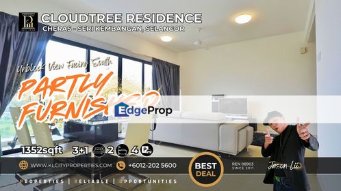 CloudTree Residence - Cheras - Seri kembangan 3+1 Rooms with 4 Car Park Lots, Kuala Lumpur, Cheras