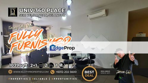 UNIV 360 Place | Fully Furnished 2-Bedroom Service Apartment Near UPM, Selangor, Serdang