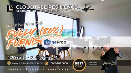 Cloutree Residence - Cheras - Seri Kembangan 3 Bedrooms 2 Bathrooms 2 Car Park For Rent, Kuala Lumpur, Cheras