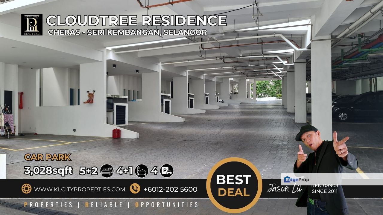 Freehold 5+2BR Town Villa @ CloudTree Residence, Seri Kembangan | 3,028sf, 4 Car Parks, Near Top Schools & Highways | RM900k, Selangor, Seri Kembangan