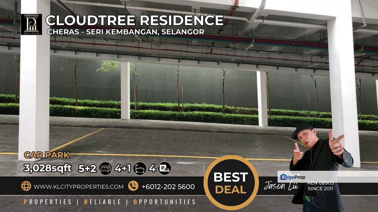 🏡 Spacious 5+2BR Freehold Town Villa at CloudTree Residence | RM3,600/Month | Seri Kembangan, Selangor, Seri Kembangan