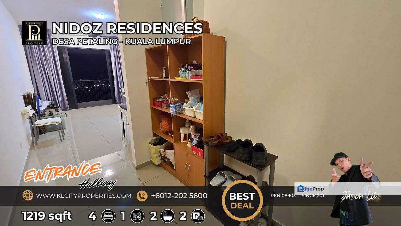 🏡 Nidoz Residences Desa Petaling | 4BR + Study | Near MRT & Spark Mall, Kuala Lumpur, Desa Petaling