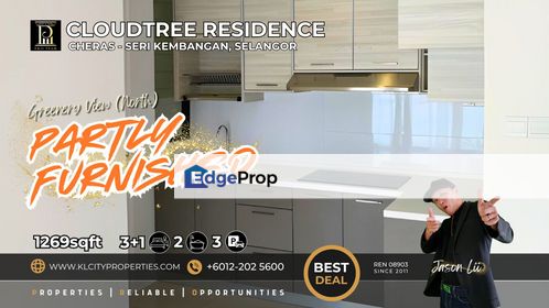 CloudTree Residence: Spacious 3BR Freehold Condo, RM560k! 🌳😍, Selangor, Seri Kembangan