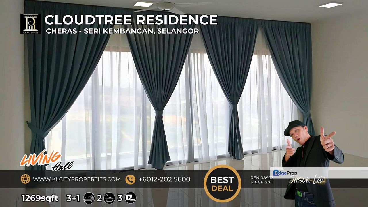 CloudTree Residence: Spacious 3BR Freehold Condo, RM560k! 🌳😍, Selangor, Seri Kembangan