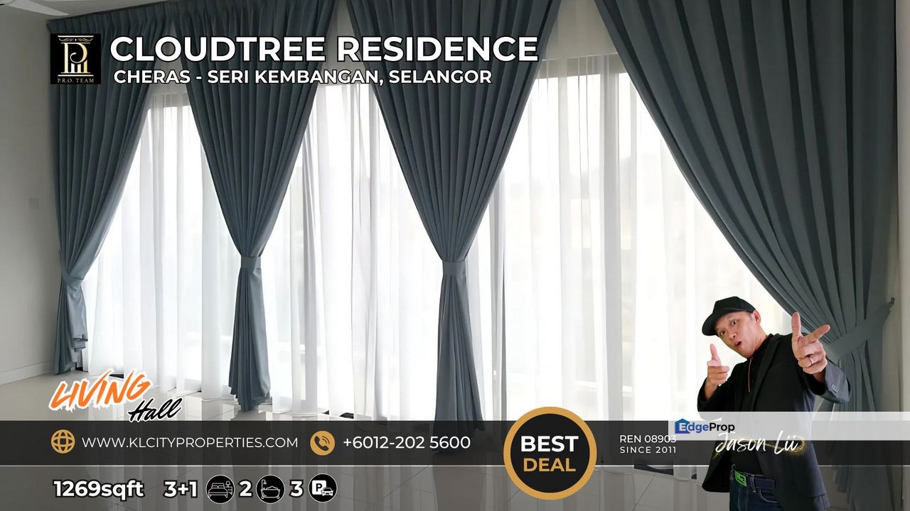 CloudTree Residence: Spacious 3BR Freehold Condo, RM560k! 🌳😍, Selangor, Seri Kembangan