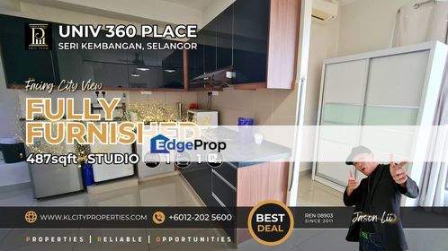 Univ 360 Place Studio Fully Furnished For Rent - UPM - Seri Kembangan, Selangor, Seri Kembangan