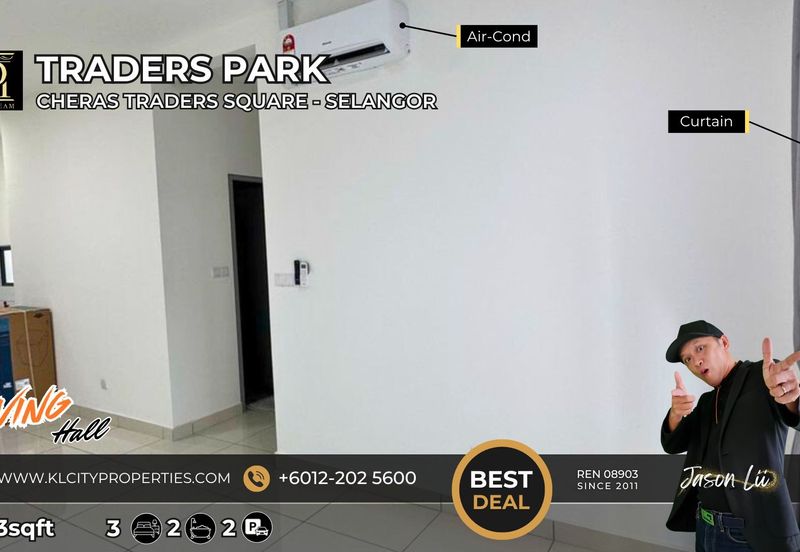 Traders Park Residence 3 Bedrooms 2 Bathrooms 2 Car Park Partly Furnished For Rent