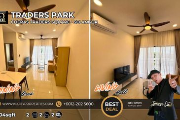 2BR Fully Furnished Apartment in Cheras | Traders Park Residence | Brand New Furniture