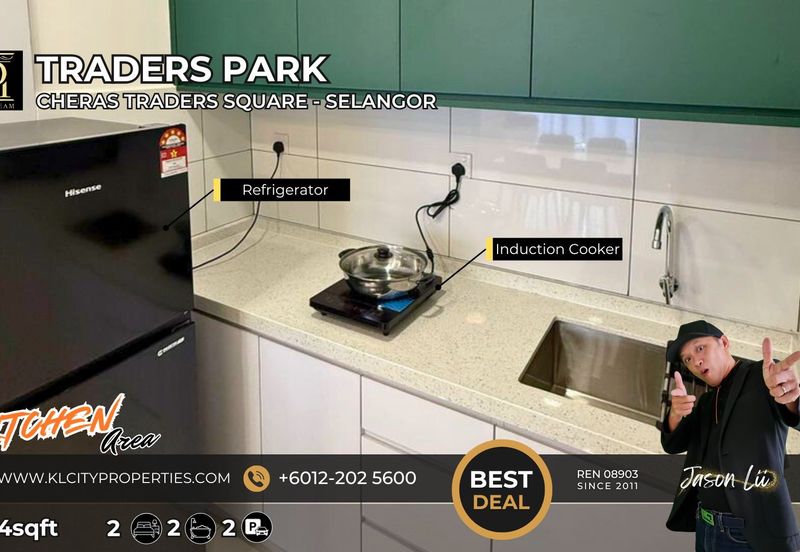 2BR Fully Furnished Apartment in Cheras | Traders Park Residence | Brand New Furniture