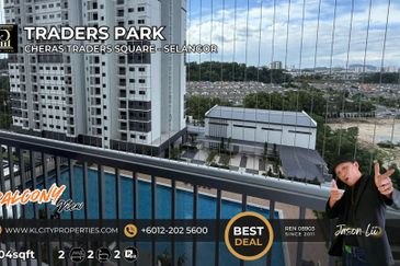 2BR Fully Furnished Apartment in Cheras | Traders Park Residence | Brand New Furniture