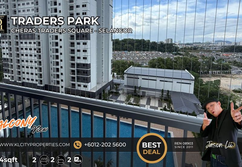 2BR Fully Furnished Apartment in Cheras | Traders Park Residence | Brand New Furniture