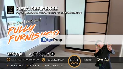 Meta Residence @ Meta City Seri Kembangan 4 Bedrooms Fully Furnished, Selangor, Seri Kembangan