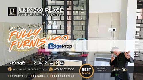 Fully Furnished 2-Bedroom Service Apartment at UNIV 360 Place, Seri Kembangan, Selangor, Seri Kembangan