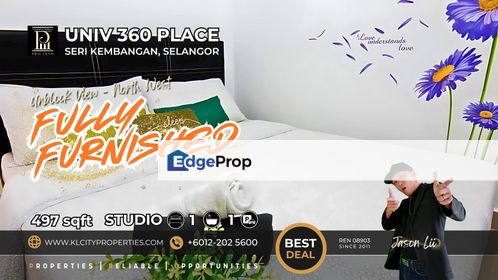 UNIV 360 Place SOVO Studio | RM1600/Month | Near UPM & Hospital Serdang, Selangor, Seri Kembangan