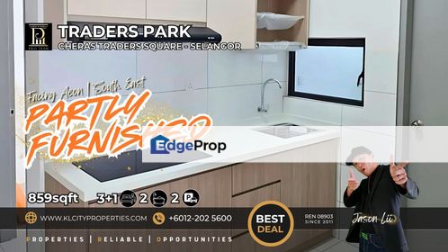 Fully Furnished 3BR Service Apartment @ Traders Park Residence, Cheras | Near MRT & AEON | RM2,450, Selangor, Cheras