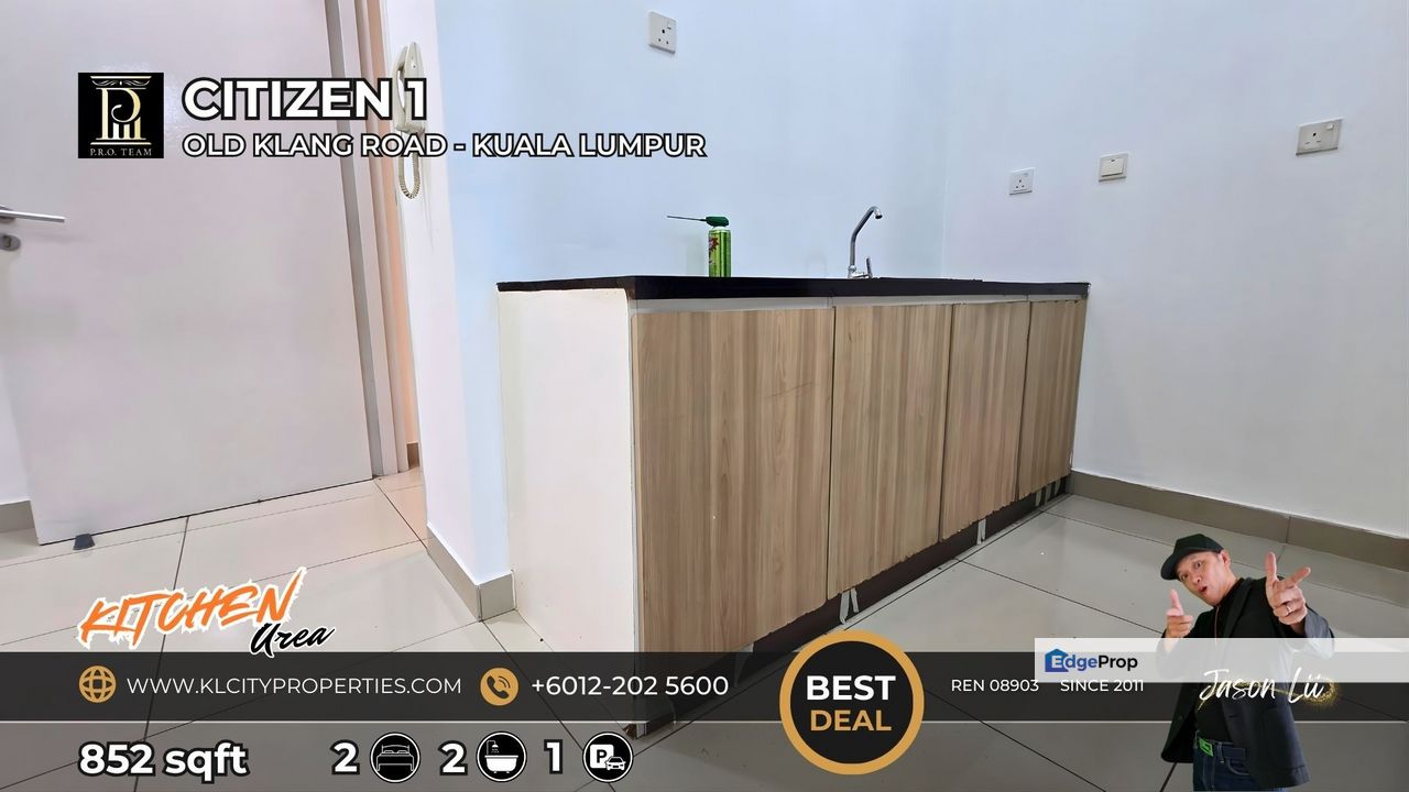 Citizen 1 @ Old Klang Road | 2 Bed 2 Bath | Near Mid Valley, Kuala Lumpur, Jalan Klang Lama (Old Klang Road)