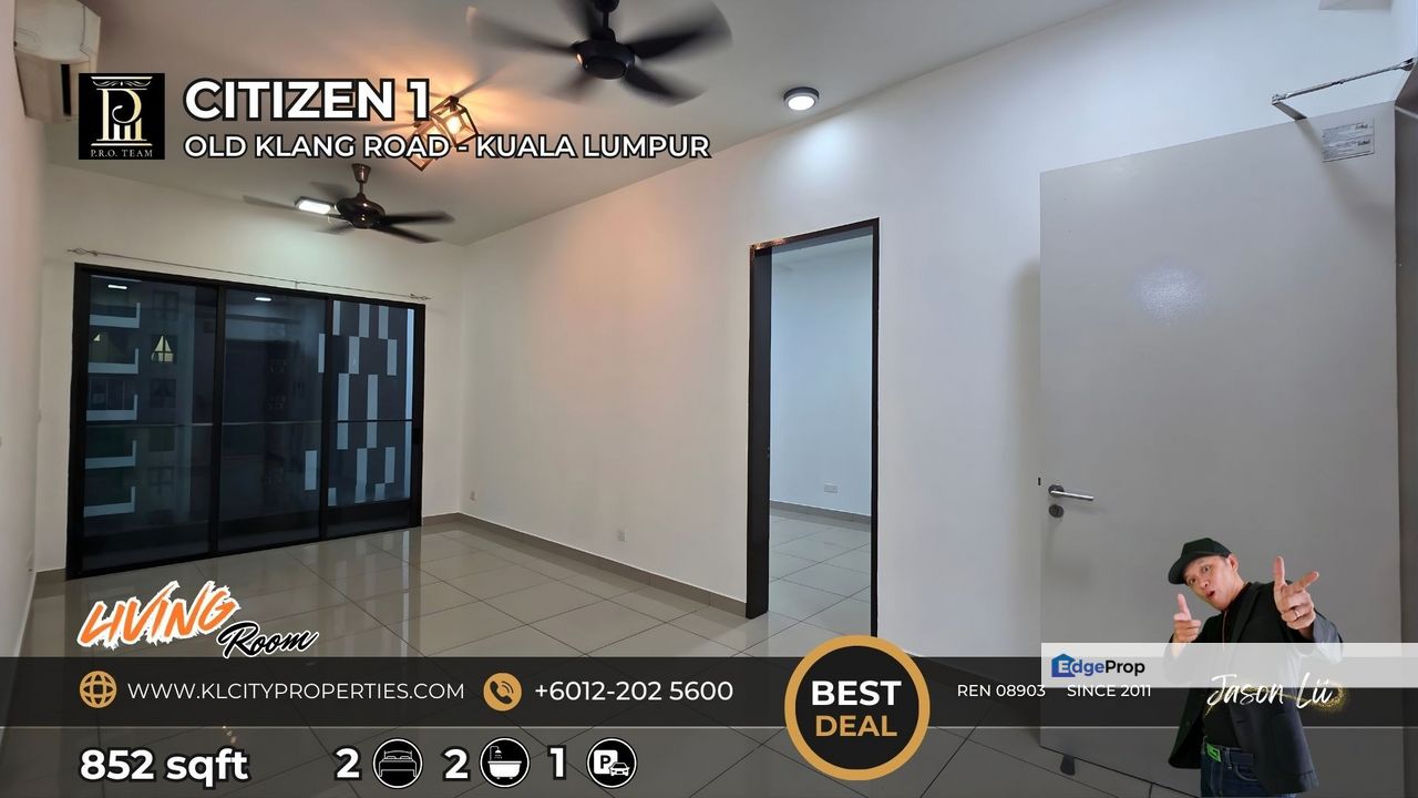 Citizen 1 @ Old Klang Road | 2 Bed 2 Bath | Near Mid Valley, Kuala Lumpur, Jalan Klang Lama (Old Klang Road)